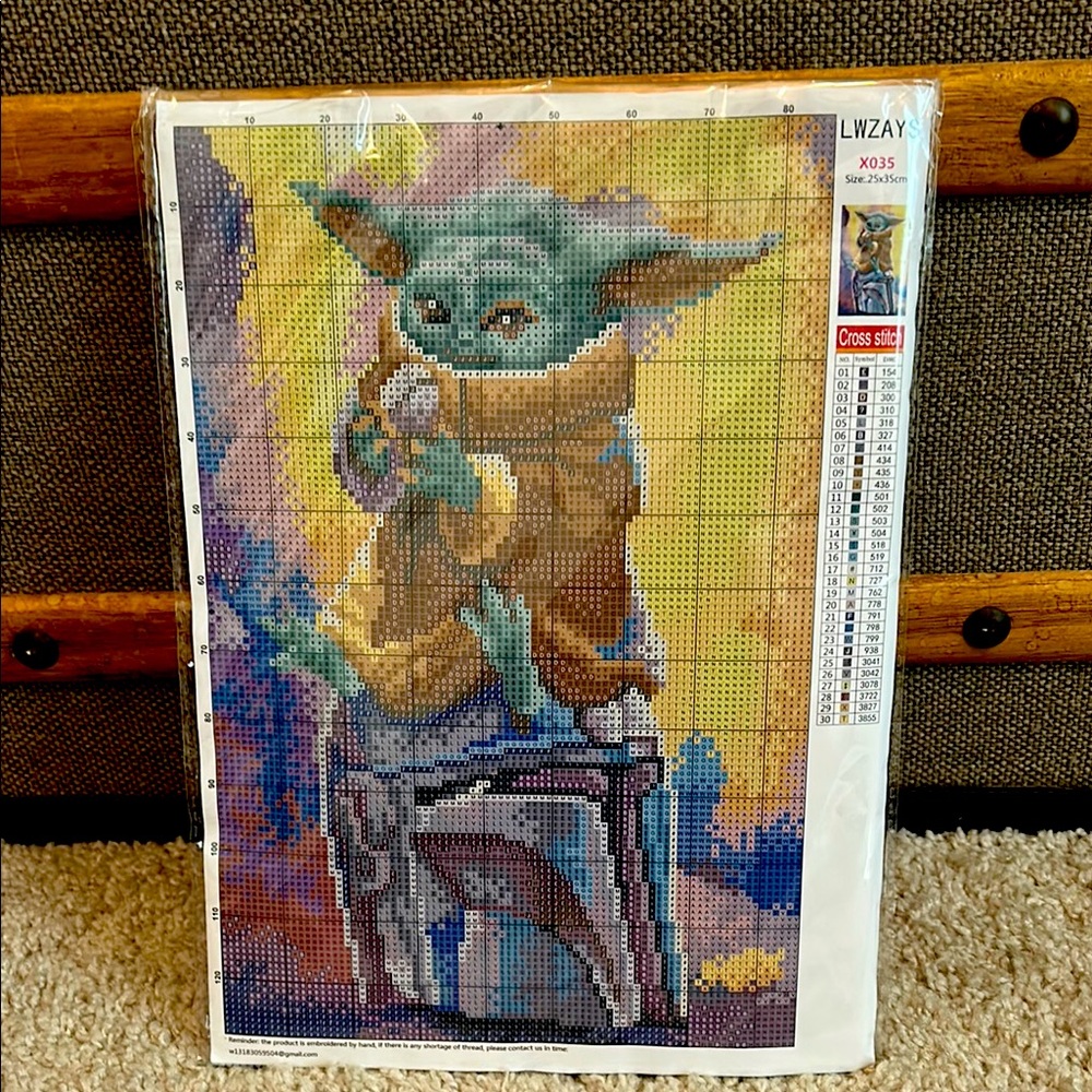 Zay Star Pattern Cross Stitch Kit